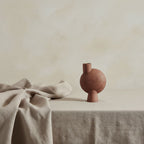 Mirage Oblate Glazed Ceramic Vase