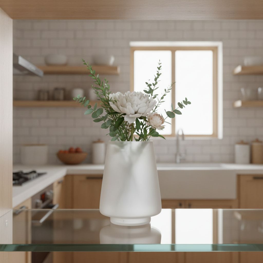 Aether Hand-Blown Frosted Glass Vase