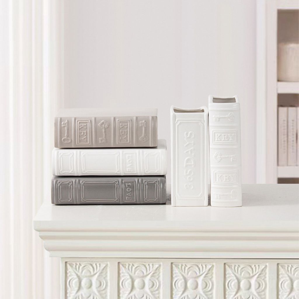 Calliope Embossed Glazed Ceramic Vase