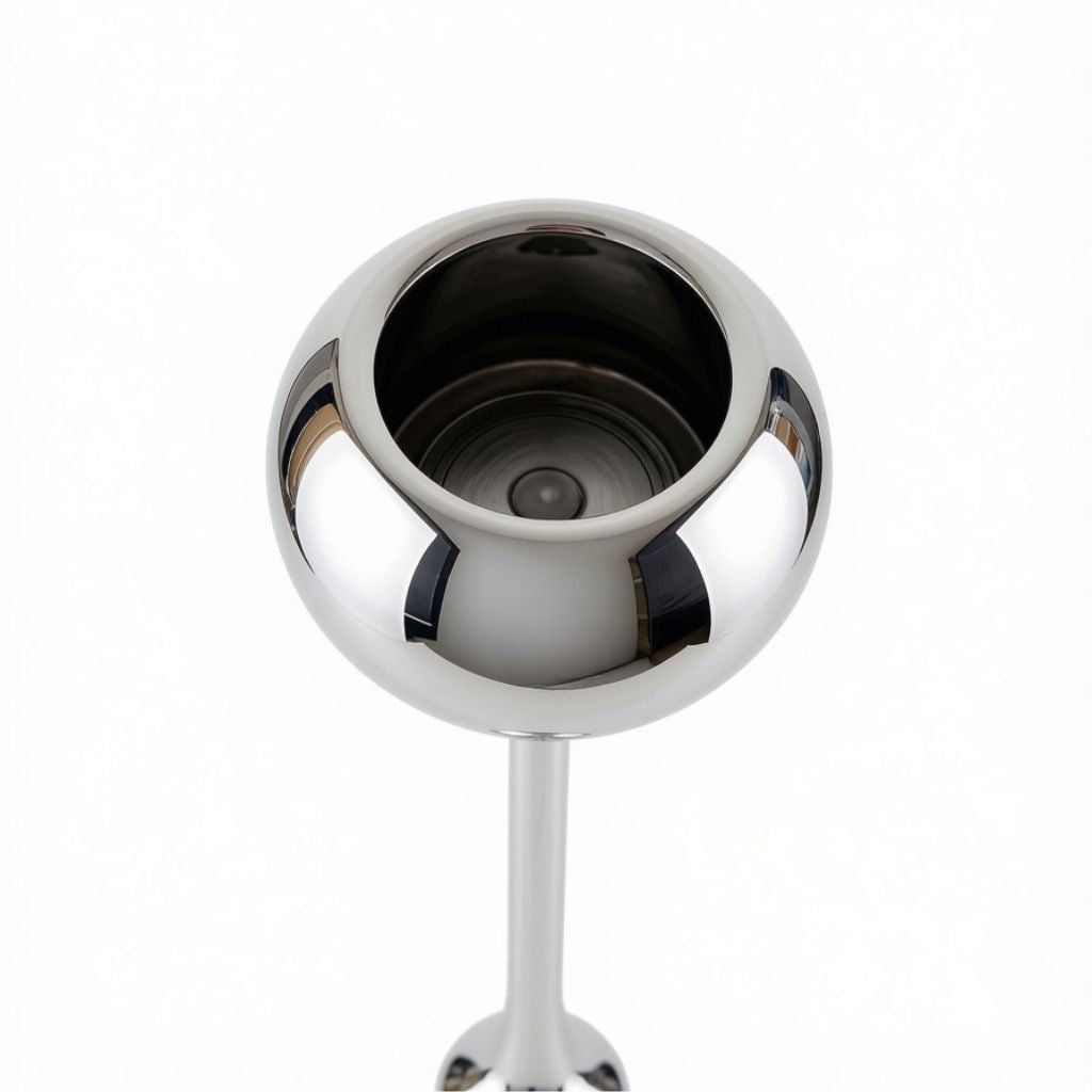 Cadence Tapered Stainless Candle Holder