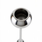 Cadence Tapered Stainless Candle Holder