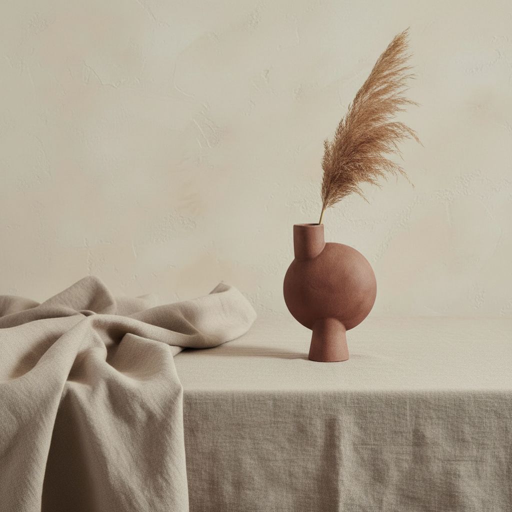 Mirage Oblate Glazed Ceramic Vase