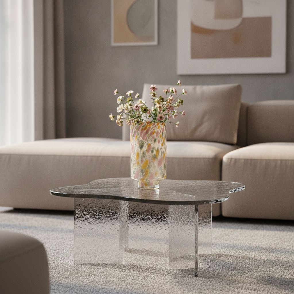 Confetti Hand-Blown Pastel Glass Vase