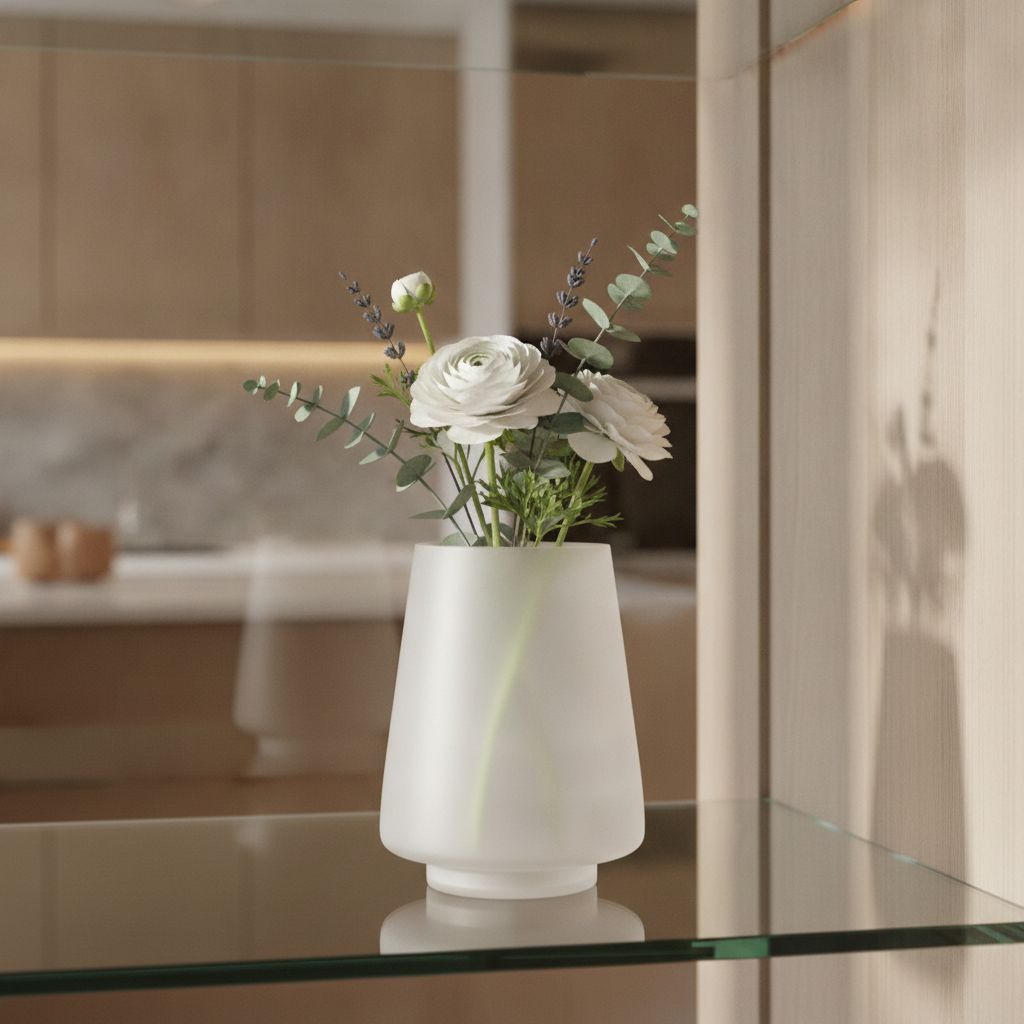 Aether Hand-Blown Frosted Glass Vase