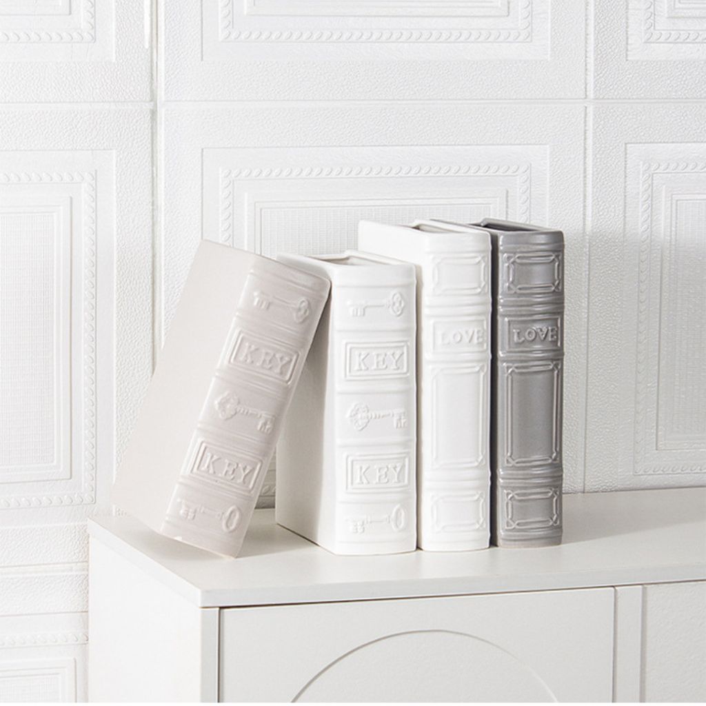 Calliope Embossed Glazed Ceramic Vase