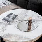 Ouroboros Sculptural Loop Stainless Tray