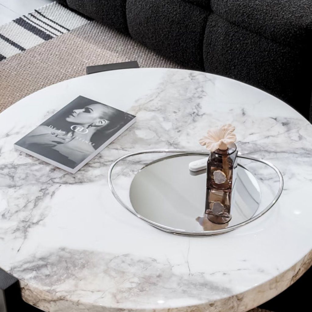 Ouroboros Sculptural Loop Stainless Tray