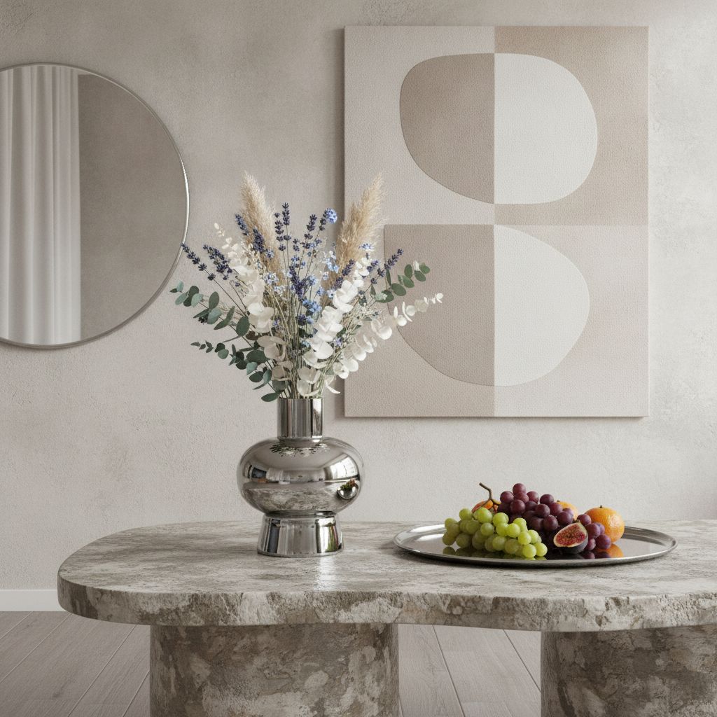 Elara Sphere Sculptural Glass Vase