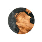 Mokume Fused Pine Coaster
