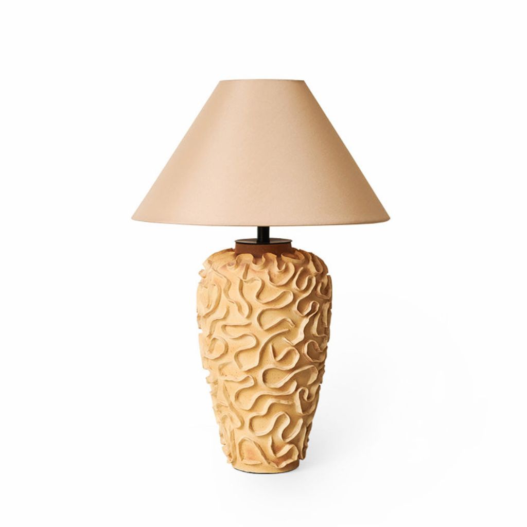 Rilievo Curvilinear Ceramic Table Lamp