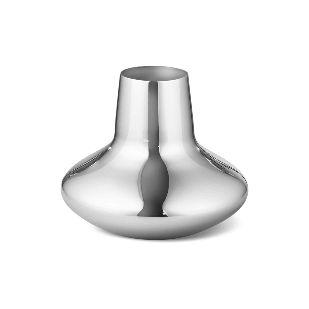 Siena Sculptural Stainless Vase Main image