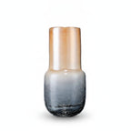 Solstice Two-Tone Crackle Glass Vase