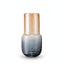 Solstice Two-Tone Crackle Glass Vase