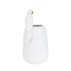 Lorito Sculptural Embossed Ceramic Vase