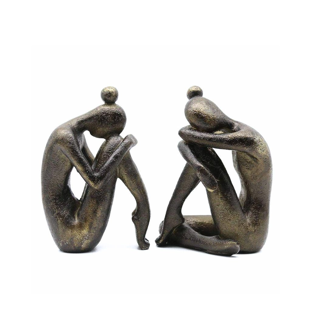 Albireo Huddled Figurine Bookend