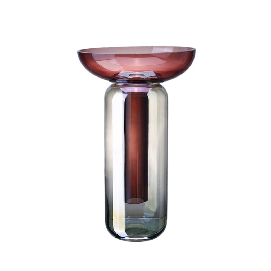 Delos Two-Tone Glass Vase Main image