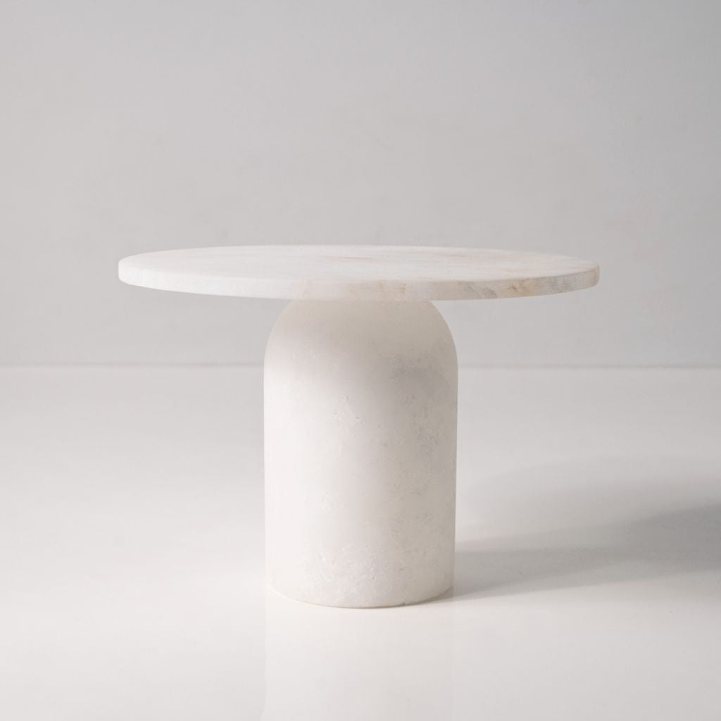 Volterra Marble Pedestal Tray