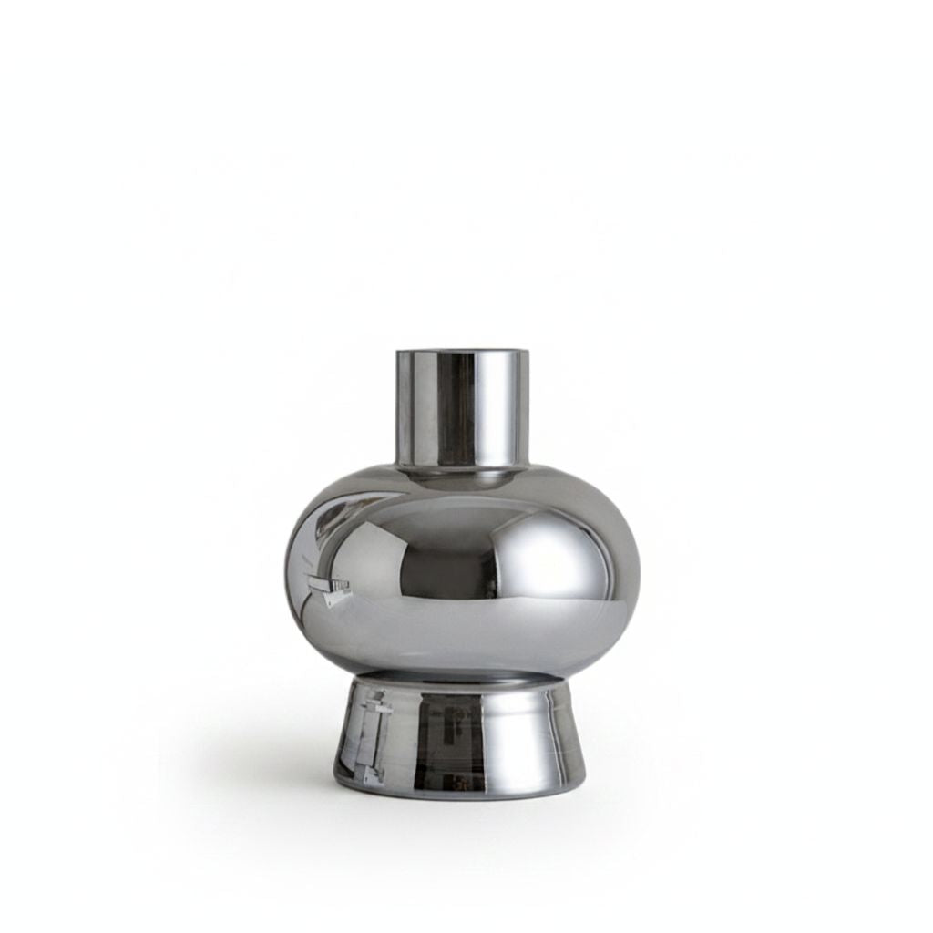 Elara Sphere Sculptural Glass Vase