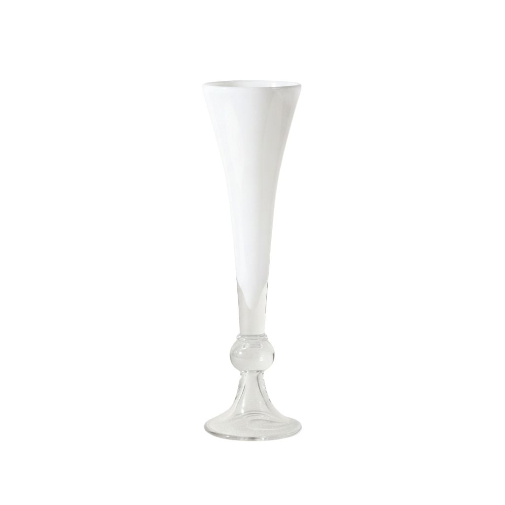 Thassos Flared Goblet Glass Vase