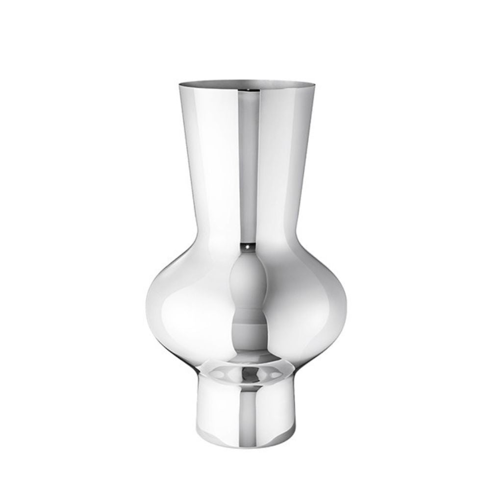Tondo Sculptural Stainless Vase Main image