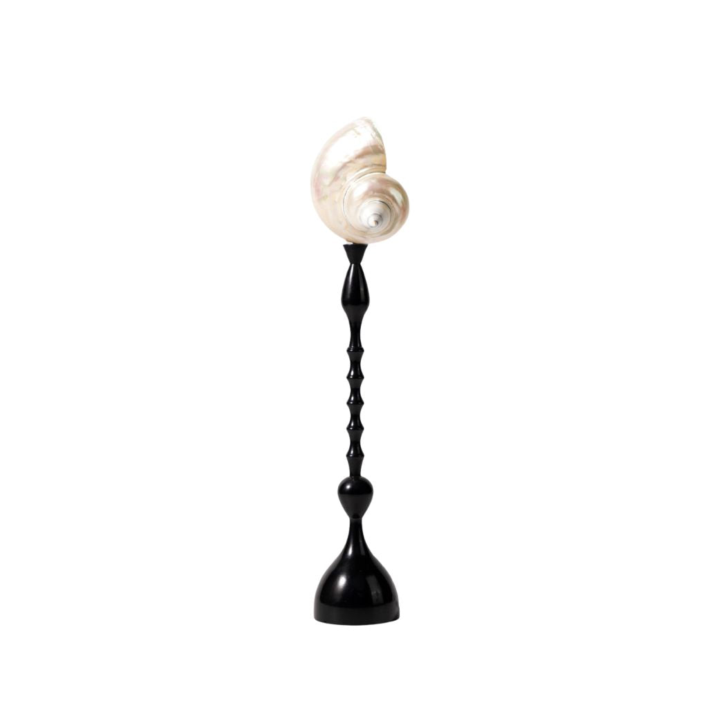 Triton Pedestal Conch Ornament