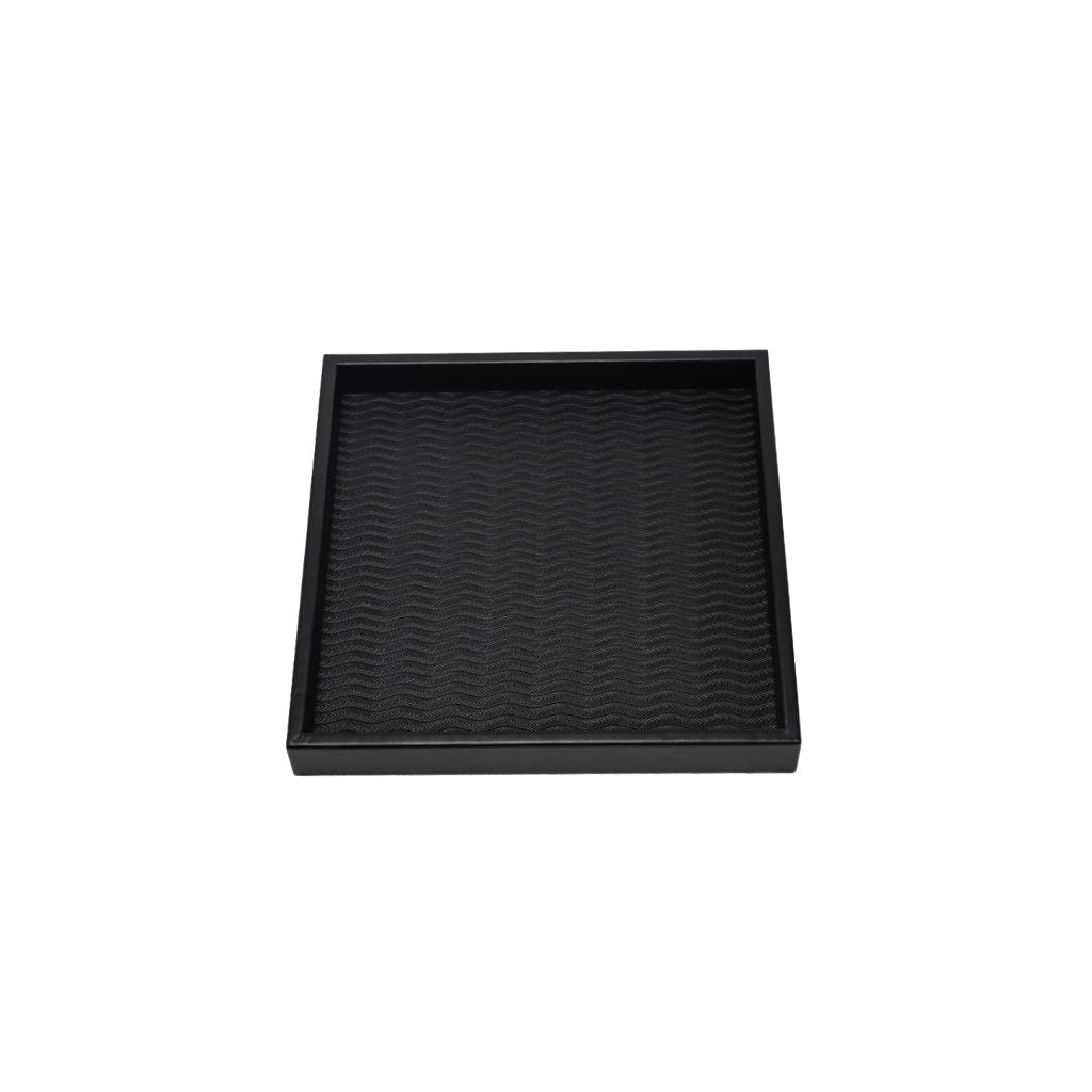 Sørensen Wavy Textured Leather Tray