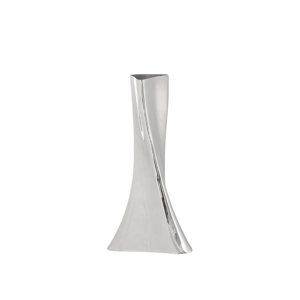 Rosalind Twisted Sculptural Stainless Vase