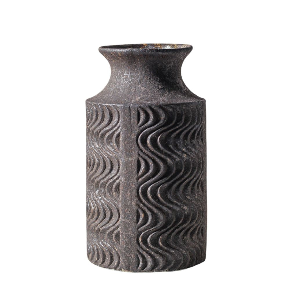 Uroko Rusty Textured Ceramic Vase