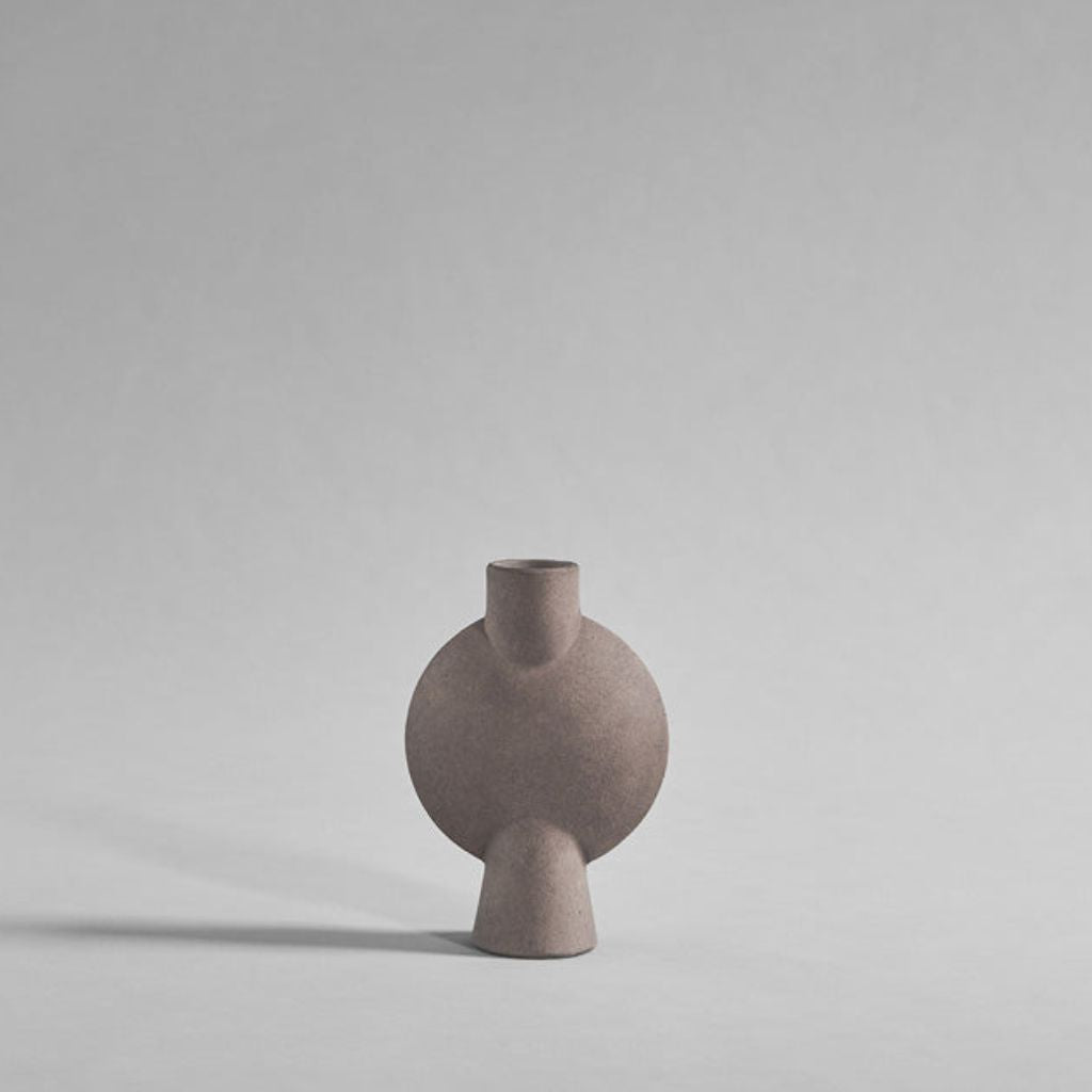 Mirage Oblate Glazed Ceramic Vase