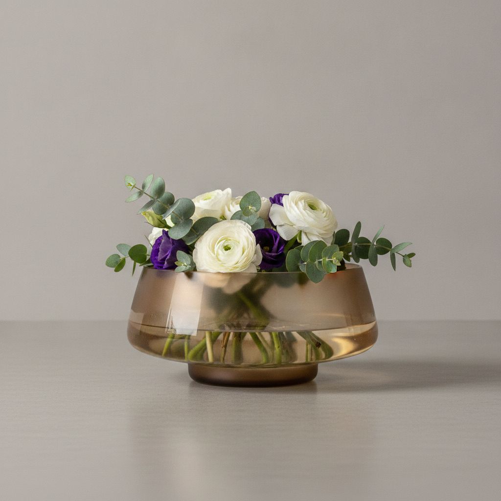 Aether Hand-Blown Frosted Glass Vase
