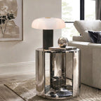 Pythia Sculptural Glass & Marble Table Lamp