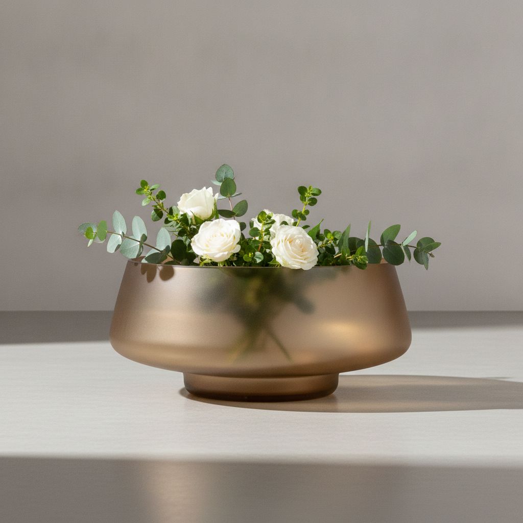 Aether Hand-Blown Frosted Glass Vase