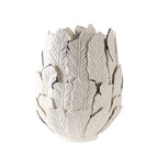 Kasaneha Leaf Sculptural Ceramic Vase