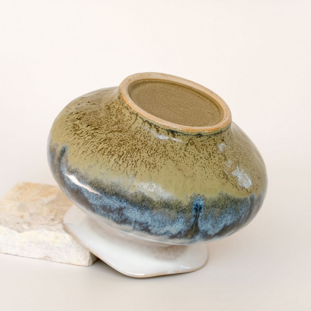 ShanShui Glazed Ceramic Vase