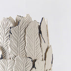 Kasaneha Leaf Sculptural Ceramic Vase