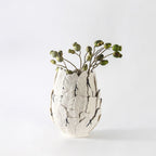 Kasaneha Leaf Sculptural Ceramic Vase