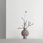 Mirage Oblate Glazed Ceramic Vase