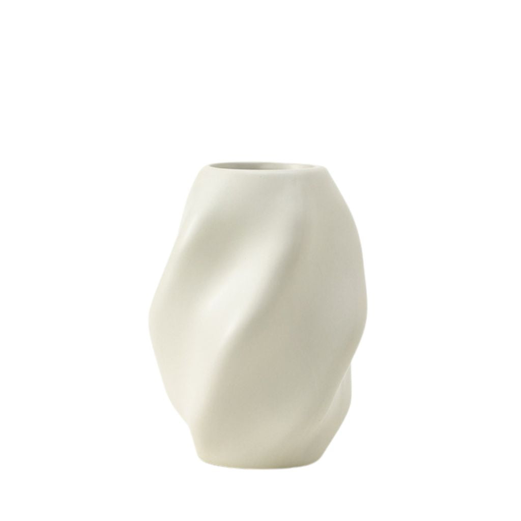 Sinuoso Twisted Sculptural Ceramic Vase