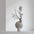 Mirage Oblate Glazed Ceramic Vase