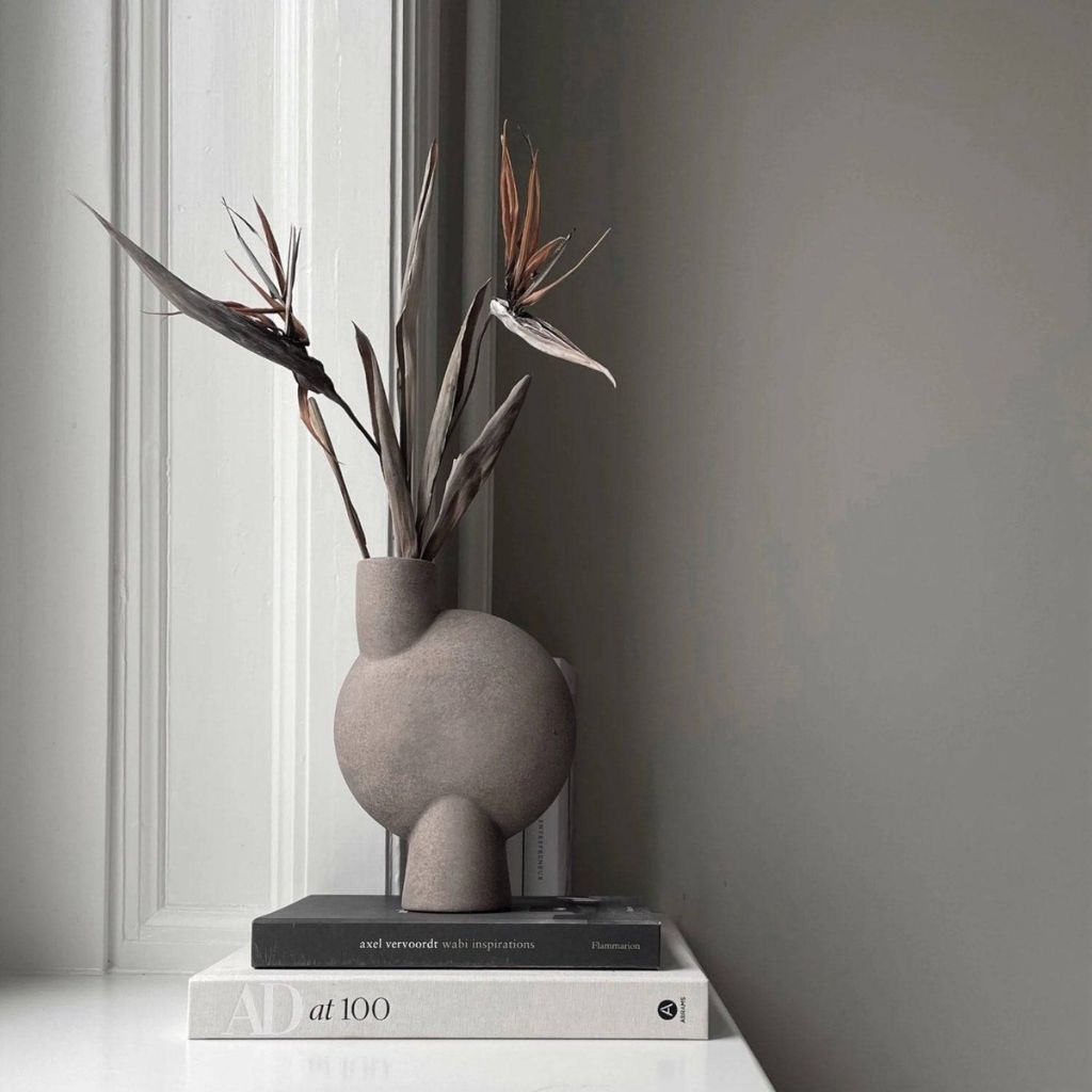 Mirage Oblate Glazed Ceramic Vase