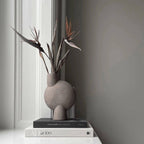 Mirage Oblate Glazed Ceramic Vase