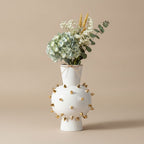 Echin Spike Sphere Ceramic Vase