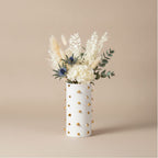 Echin Spike Cylinder Ceramic Vase