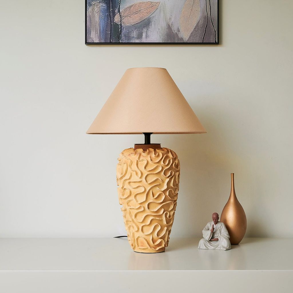 Rilievo Curvilinear Ceramic Table Lamp
