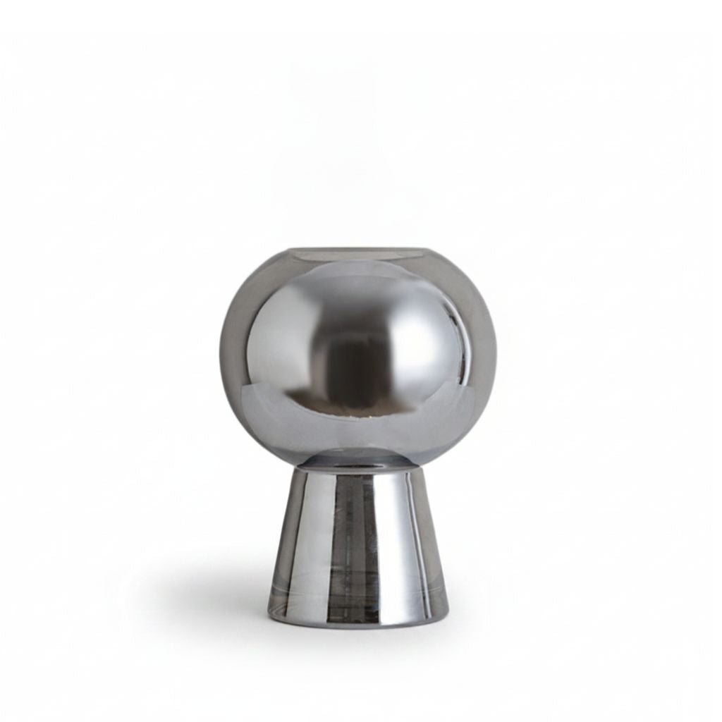 Elara Sphere Sculptural Glass Vase