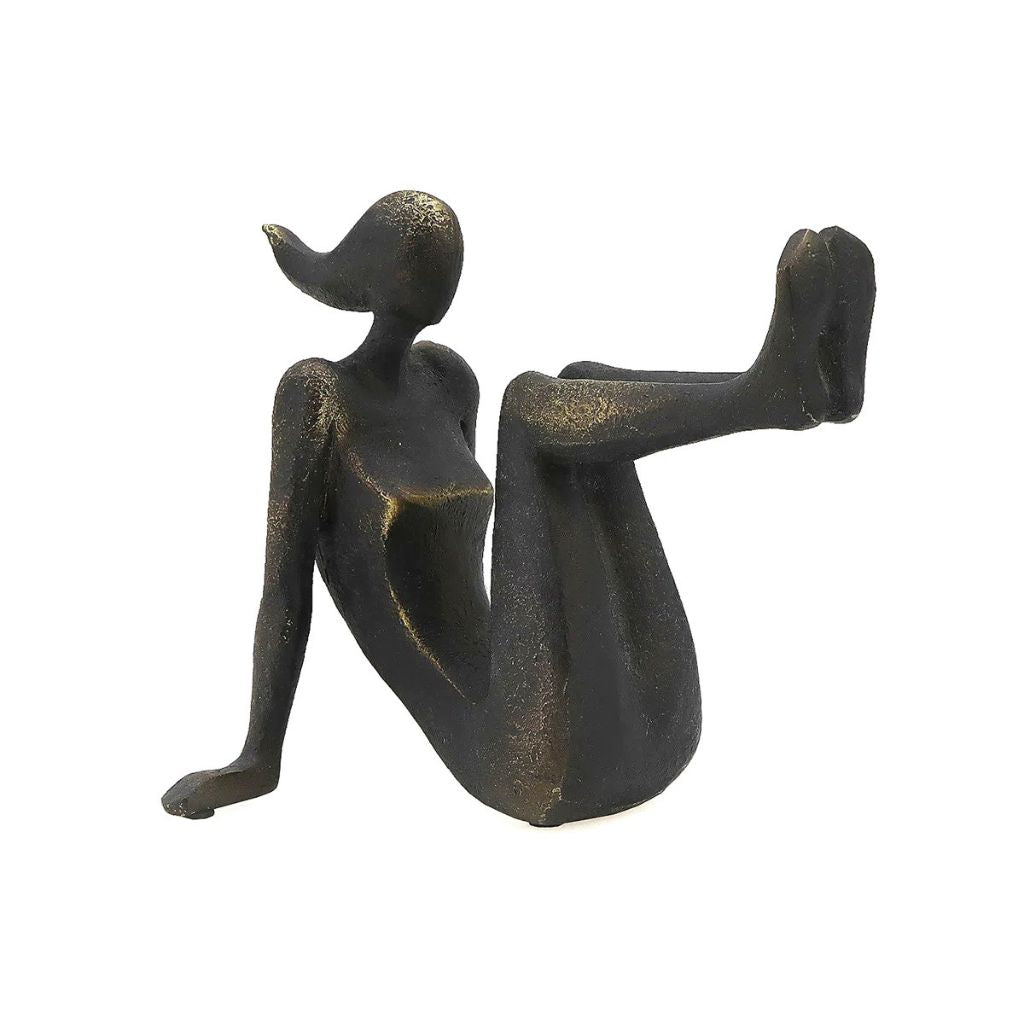 Harmonia Textured Figure Sculpture Bookend