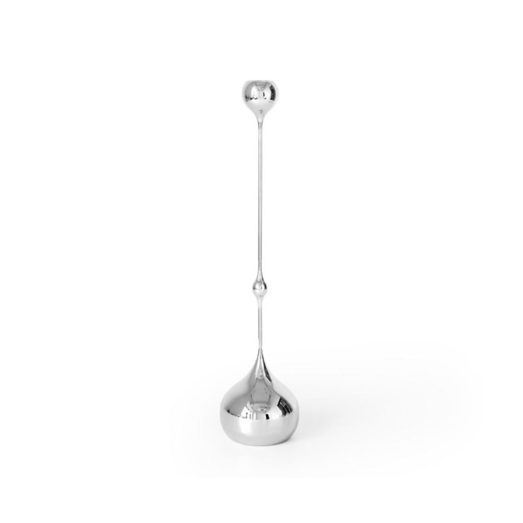 Cadence Tapered Stainless Candle Holder