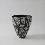 Klee Conical Glazed Ceramic Vase