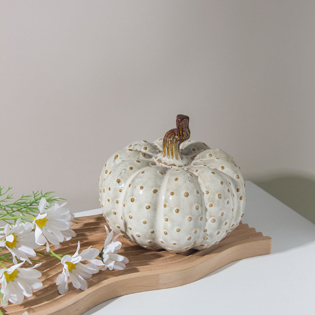 Demeter Glazed Ceramic Pumpkin