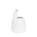 Lorito Sculptural Embossed Ceramic Vase